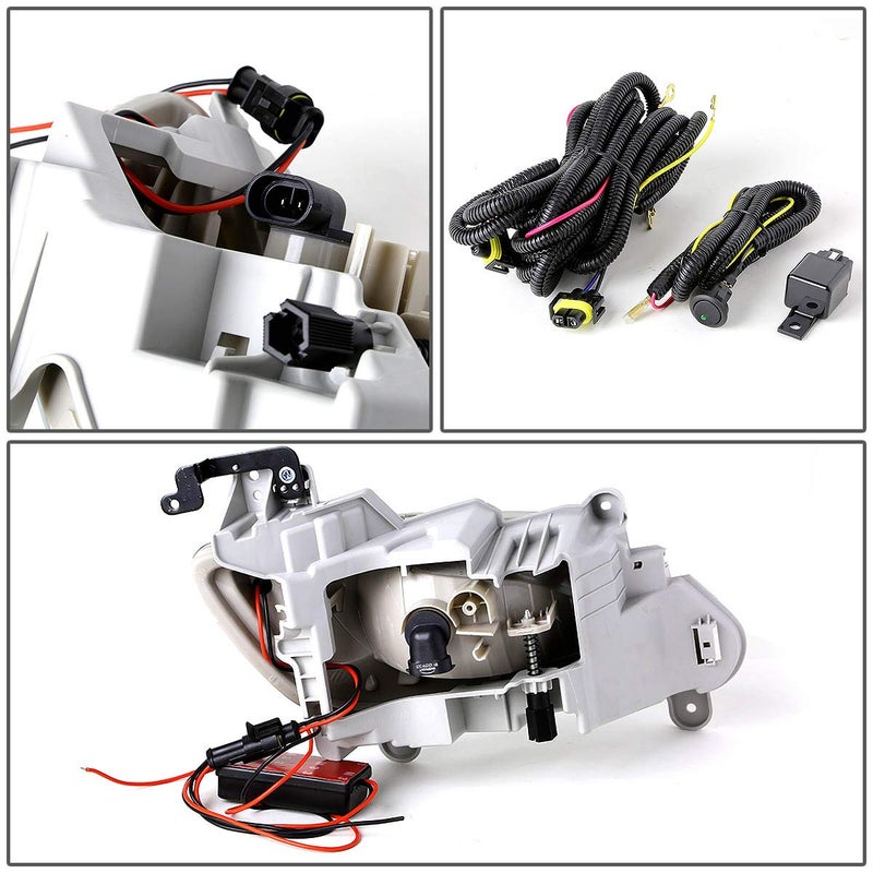 DNA MOTORING FL-HV12-LED-CH Front Bumper LED Fog Light Driver & Passenger Side Enhance visibility [Compatible with 2012-2016 Veloster] - Image 5